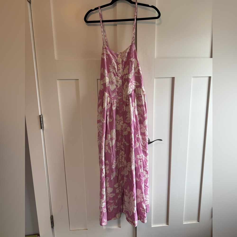 Free people NWT Floral midi dress size medium - Picture 2 of 15